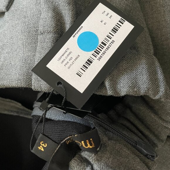 Maje Grey Skort - Picture 3 of 4